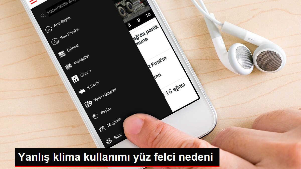 Yanlış klima kullanımı yüz felci nedeni