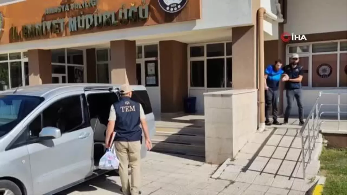 Amasya'da yakalanan DEAŞ terör örgütünün önemli ismi adliyeye sevk edildi