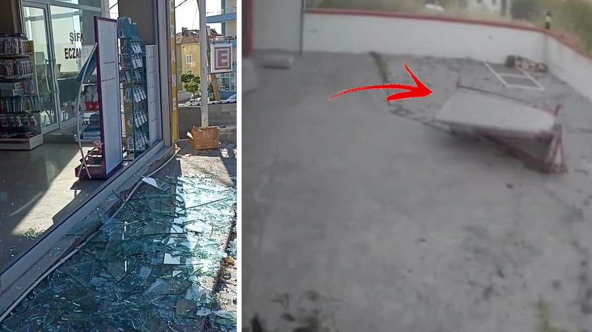 Şiddetli fırtına Çankırı'yı birbirine kattı! Devlet hastanesinin çatısı gitti, kanepe uçup bahçeye düştü