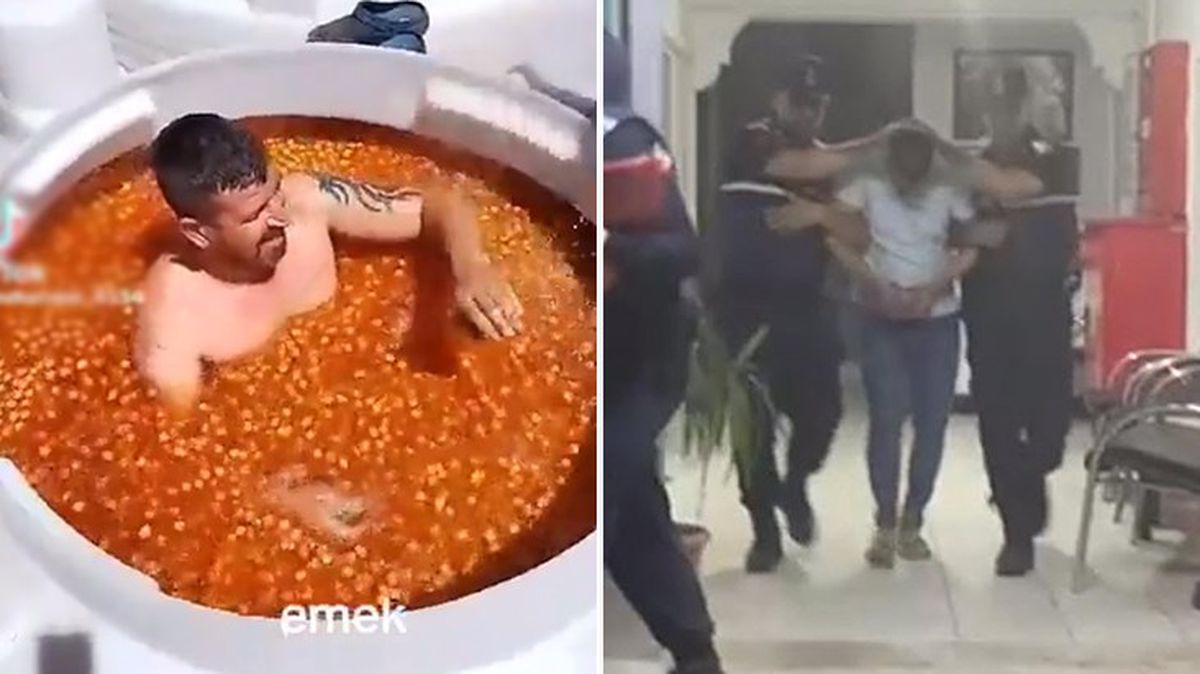 Çıplak halde zeytin tankının içine giren adam, ifadesi sonrası serbest bırakıldı: Eğlence için yaptım