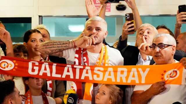 Galatasaray taraftarının beklediği an! Yıldız futbolcu Mauro Icardi İstanbul'da