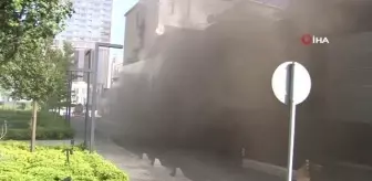 Sarıyer'de bir gıda deposunda yangın