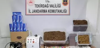 Tekirdağ'da Makaron ve Tütün Kaçakçılığı Operasyonu