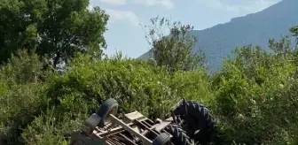 Kozan'da traktör kazası: 1 ölü, 1 yaralı