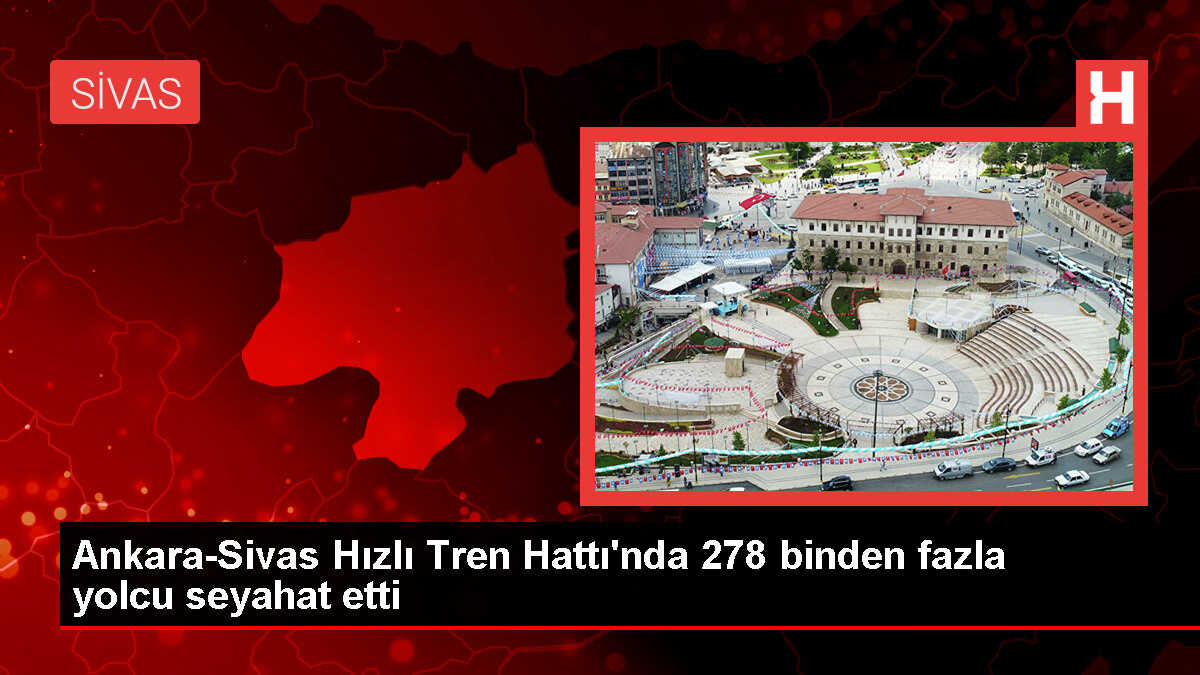 Ankara-Sivas Hızlı Tren Hattı'nda 278 Bin Kişi Ulaştırıldı