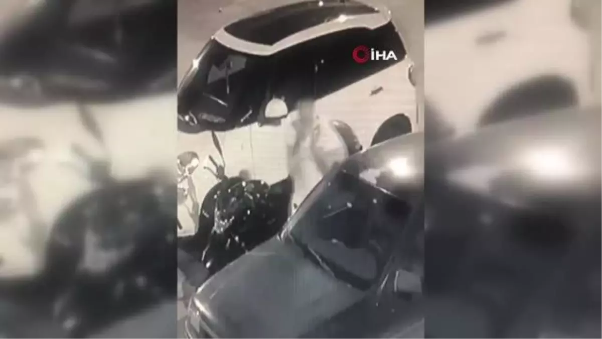 Başkentte motosiklet hırsızlığı güvenlik kamerasında