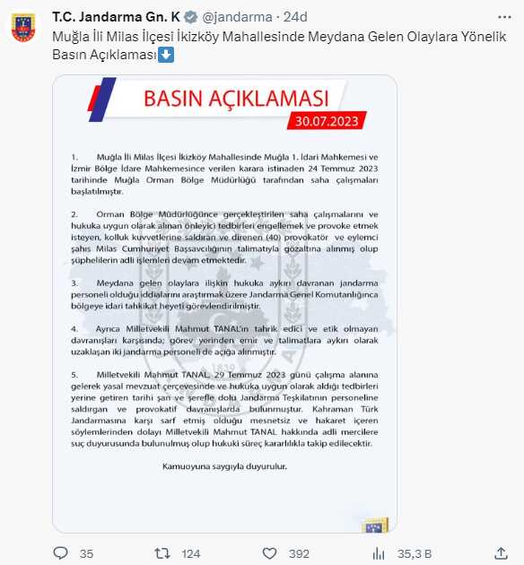 CHP'li Mahmut Tanal'ın kovaladığı 2 asker açığa alındı