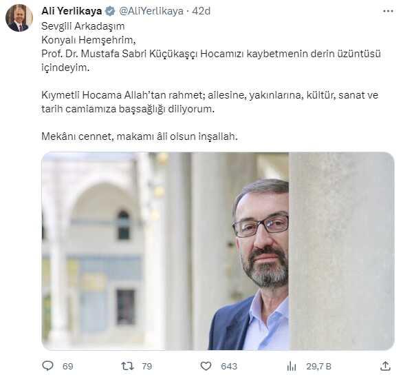 İslam Tarihçisi Prof. Dr. Mustafa Sabri Küçükaşçı Hayatını Kaybetti