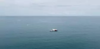 Trabzon'da kaybolan amatör balıkçı için arama çalışmaları sürüyor