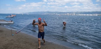 Kocaeli'de Ulusal Açık Su Yüzme Yarışları Gerçekleştirildi