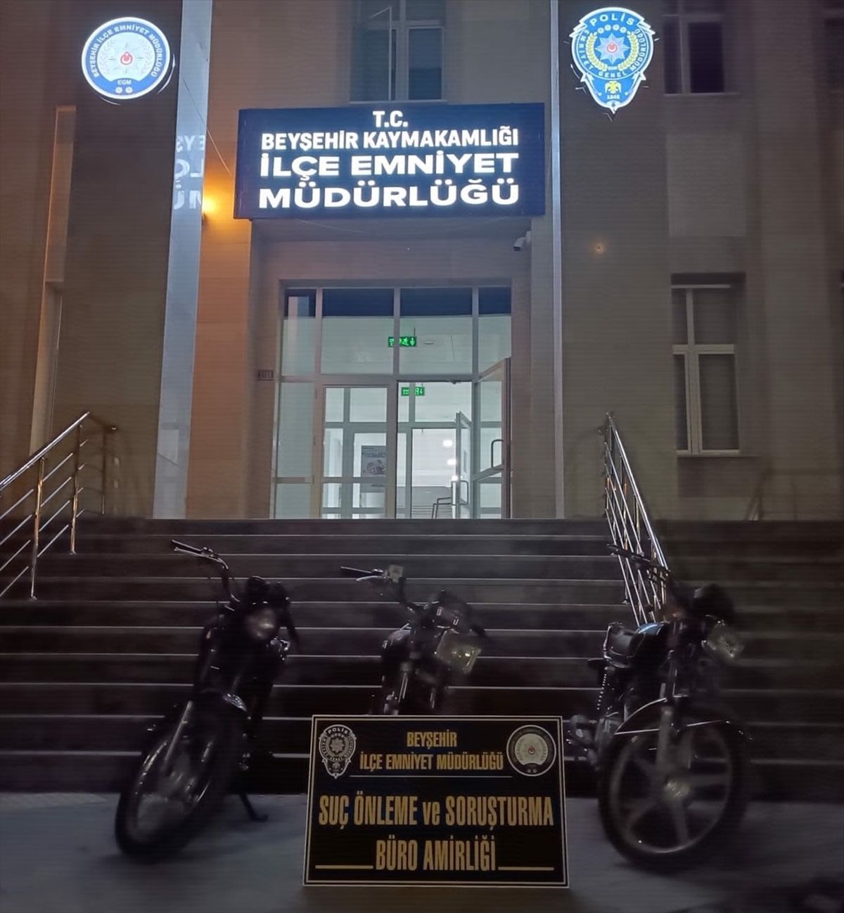 Beyşehir'de Motosiklet Hırsızları Yakalandı