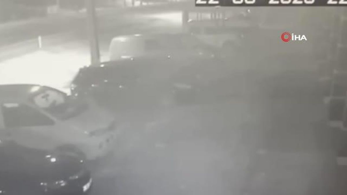 Motosiklet hırsızlığı kamerada