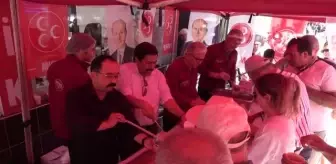 Denizli MHP'nin aşure hayrı binlerce kişiyi buluşturdu