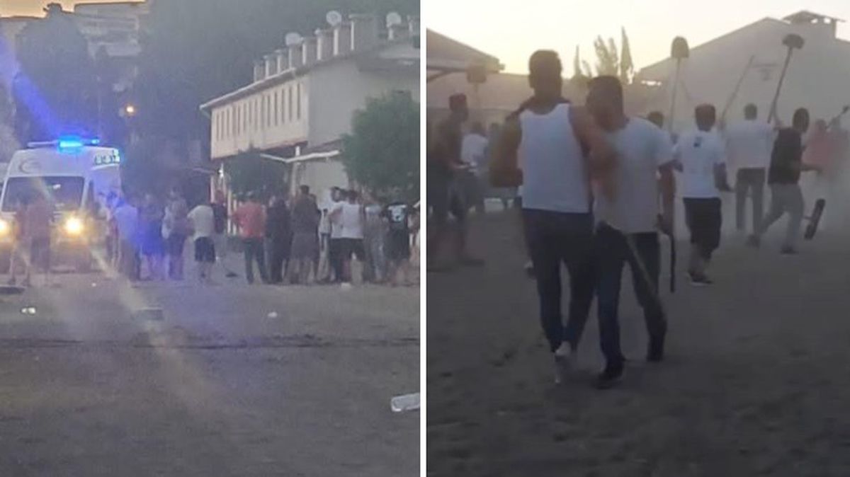 Hipodromda meydan muharebesi gibi kavga kamerada: 6 yaralı