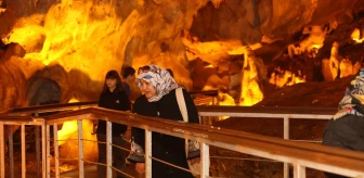 Ankara'da keşfedilen Tulumtaş Mağarası ziyaretçilerini ağırlamaya başladı