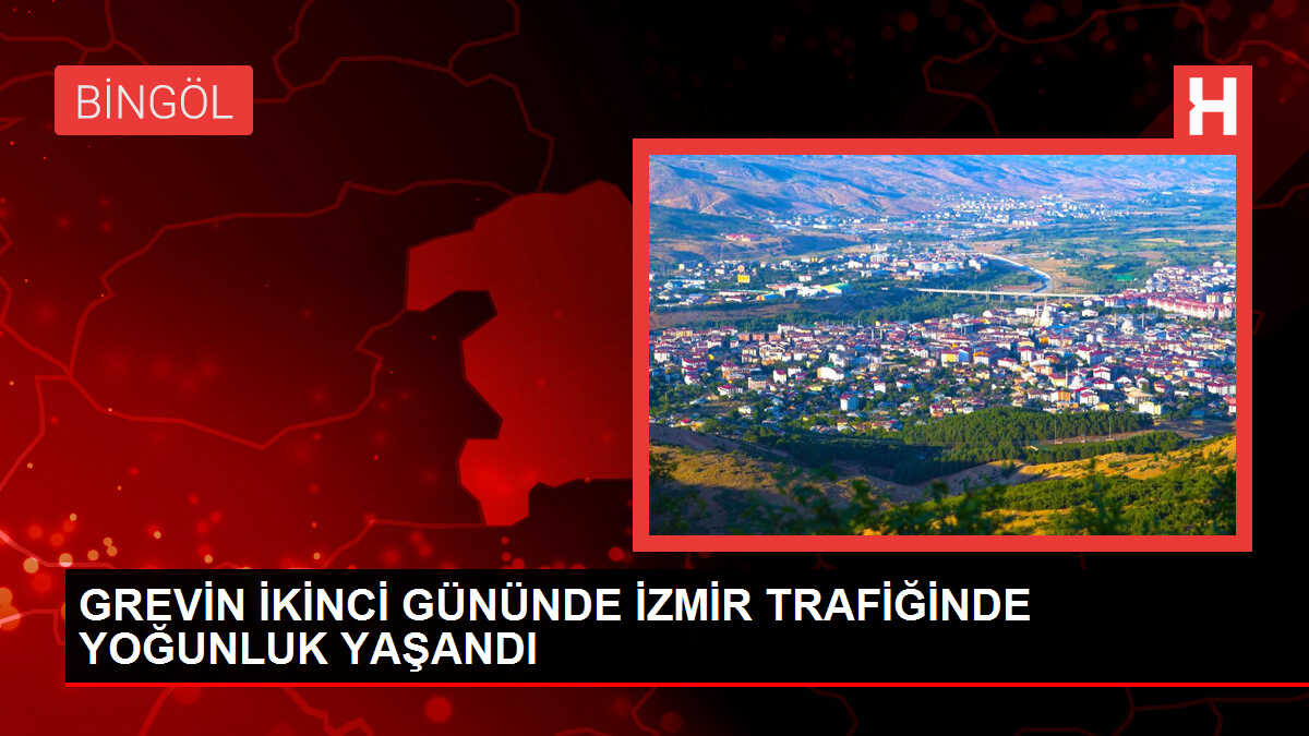 İzmir'de Metro ve Tramvay Seferleri Durdu