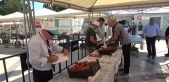 Tokat'ın meşhur sebze ve meyveleri birinci olmak için yarıştı