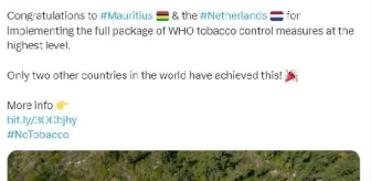 DSÖ'ye göre Türkiye ve Brezilya tütün kontrolünde en iyi uygulama düzeyine ulaşan ülkeler arasında