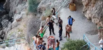 Antalya'da falezlerden düşen Rus turist yaralandı