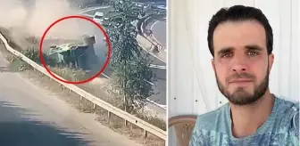 Devrilen tırın altında kalan adam, feci şekilde can verdi! Görüntüleri izlemeye yürek dayanmaz