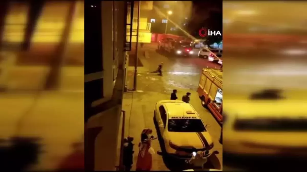 Diyarbakır'da çıkan yangında bina sakinleri çocuklarıyla koşarak çıktı