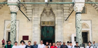 Fransa'dan Edirne'ye gelen öğrenciler tarihi ve kültürel alanları ziyaret etti