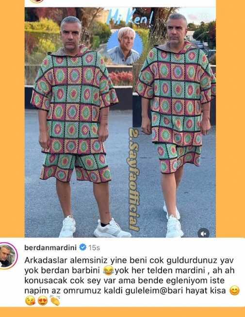 El örgüsü takım giyen Berdan Mardini dillere düştü! Benzetmeler bomba El örgüsü takım giyen Berdan Mardini dillere düştü! Benzetmeler bomba