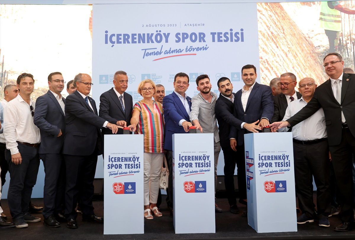 İçerenköy Spor Tesisi'nin Temeli Atıldı
