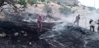 Tunceli'de dağlık arazide çıkan yangın söndürüldü