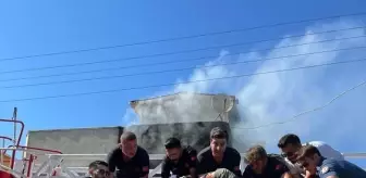 Yalova'da çıkan yangında bir kişi yaralandı