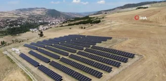 Bayat Belediyesi Güneş Enerjisi Santraliyle Kendi Elektriğini Üretiyor