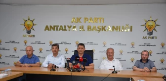 AK Parti Antalya İl Başkanı Ali Çetin, Aksu Belediye Başkanı Halil Şahin ve İYİ Parti Meclis Üyeleri Arasında Gerginlik