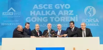 ASCE GYO Borsa İstanbul'da İşlem Görmeye Başladı