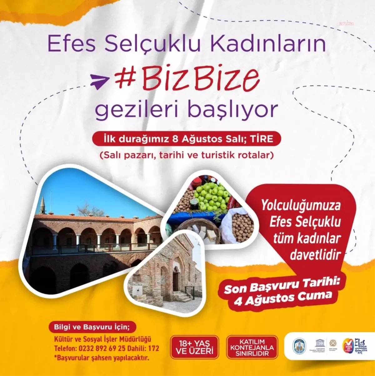 Efes Selçuklu Kadınlara Yönelik 'Biz Bize' Gezileri Başlıyor