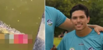 Görüntüler dehşet verici! Costa Rica'da nehre giren futbolcu, timsah saldırısında hayatını kaybetti