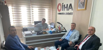 Hak-Sen Konfederasyonu Genel Başkanı Ayhan Çivi İhlas Haber Ajansı Erzurum Bölge Müdürlüğünü Ziyaret Etti