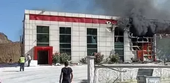 Tosya'da Kapı Üretim Fabrikasında Yangın Çıktı