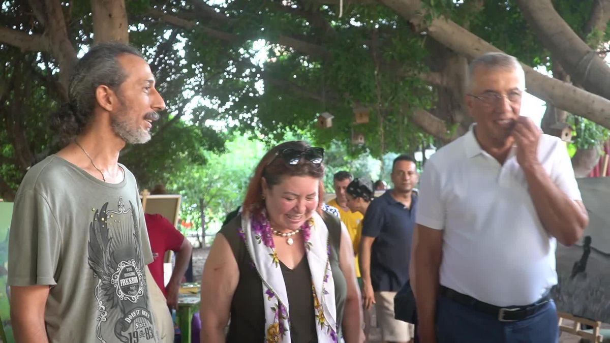 Mezitli Belediyesi Uluslararası Resim Çalıştayı Başladı