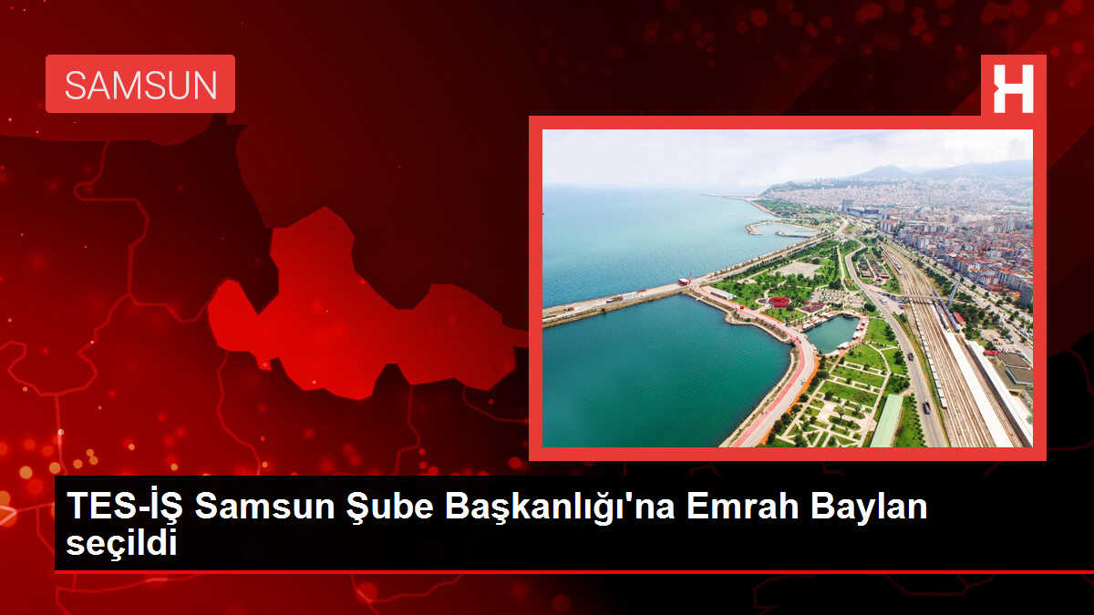 TES-İŞ Samsun Şube Başkanlığı'na Emrah Baylan seçildi