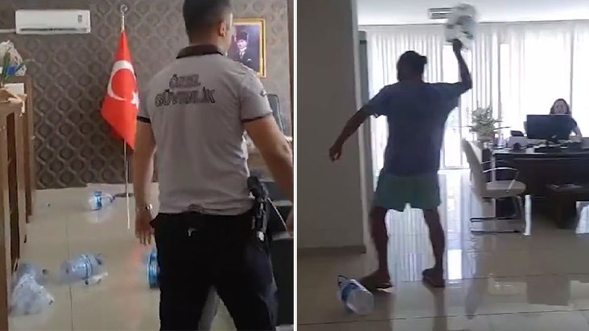 Antalya'da 34 gündür suyu olmayan vatandaş, belediye binasına gidip isyan etti: Tuvalete giremiyorum, denizde yıkanıyorum