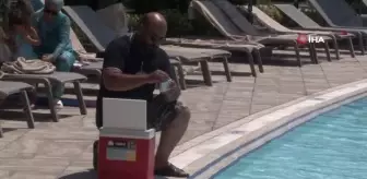 Antalya'da havuzlar denetlenip numune alınıyor