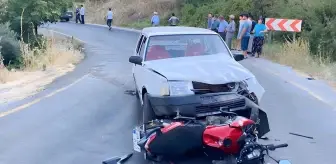 Aydın'da otomobil ile motosikletin çarpıştığı kazada 3 kişi yaralandı