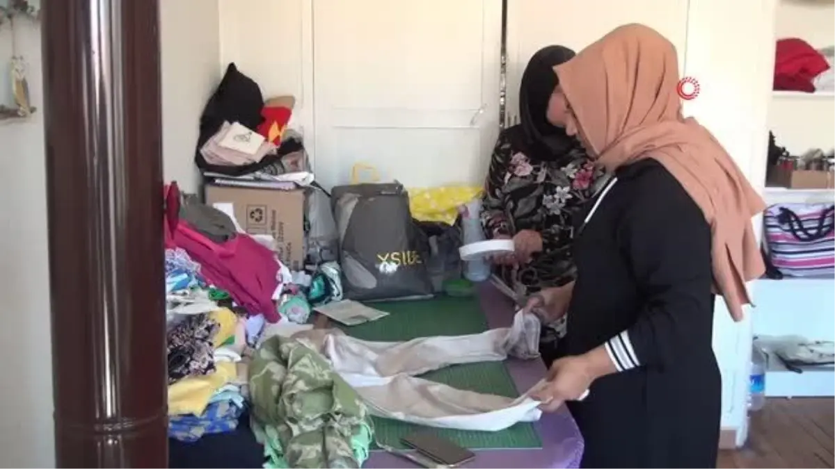 Depremzedelere yardım etmek için öğrendikleri dikiş geçim kaynakları oldu