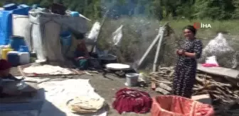 Ekmek parası için kilometrelerce uzaktan geldiler