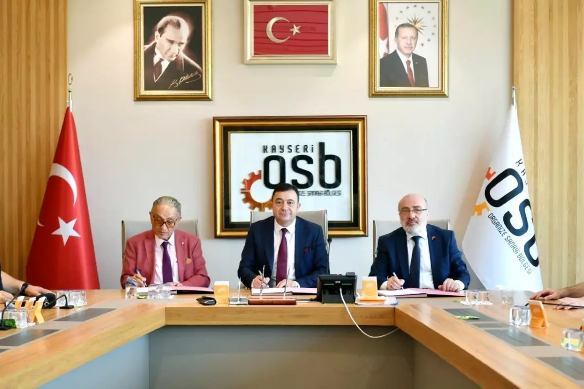 Kayseri OSB'de 3 ayrı Eğitim ve Öğretim Merkezi yapımı için protokol imzalandı