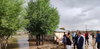 Van'ın Özalp ilçesinde sel felaketi