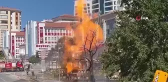 Niğde'de doğalgaz borusu patladı: 1 yaralı