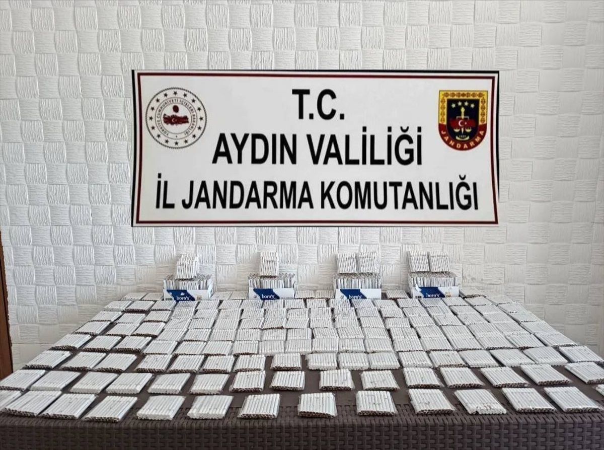 Aydın'da 212 paket gümrük kaçağı sigara ele geçirildi
