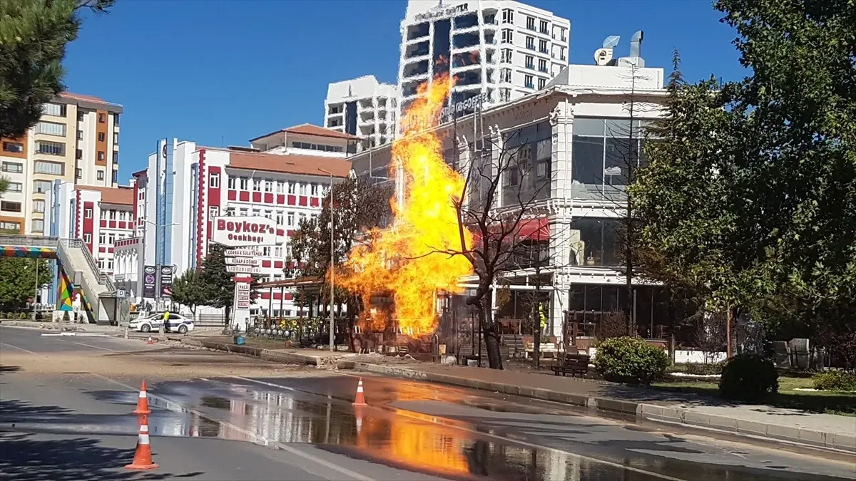 Niğde'de doğal gaz borusunda meydana gelen patlamada bir işçi yaralandı