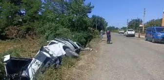 Samsun'da kamyonet kaza yaptı: 1 ölü, 2 yaralı